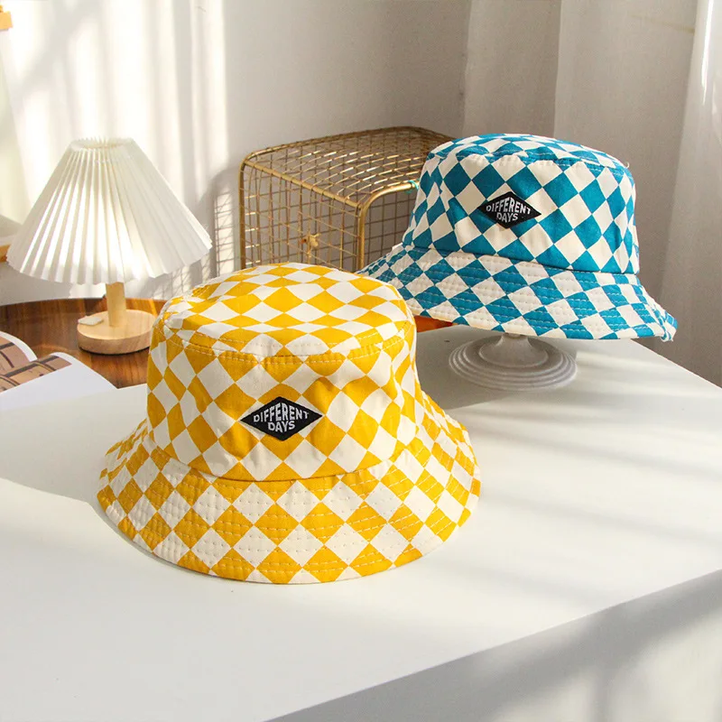 1 Piece Korean Fashion Kids Boy Girl Bucket Hat Retro Classic Checkerboard Children Fisherman Cap Soft Sunshade Panama Caps
1 Piece Korean Fashion Kids Boy Girl Bucket Hat Retro Classic Checkerboard Children Fisherman Cap Soft Sunshade Panama Caps