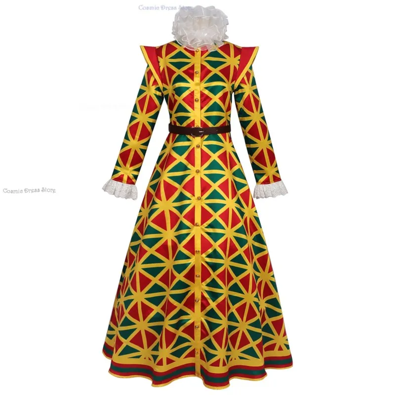 Cosmic Dress Store Medieval Jester Clown Costume for Adults Fancy Circus Colorful Clothing Outfit Dress Set Men Women Halloween
Cosmic Dress Store Medieval Jester Clown Costume for Adults Fancy Circus Colorful Clothing Outfit Dress Set Men Women Halloween