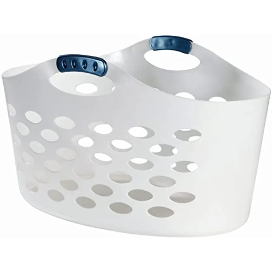 1.5 Bushel Capacity Durable Versatile Flex N Carry Portable Flexible Laundry Basket With Convenient Carrying Handles, White, Or
1.5 Bushel Capacity Durable Versatile Flex N Carry Portable Flexible Laundry Basket With Convenient Carrying Handles, White, Or