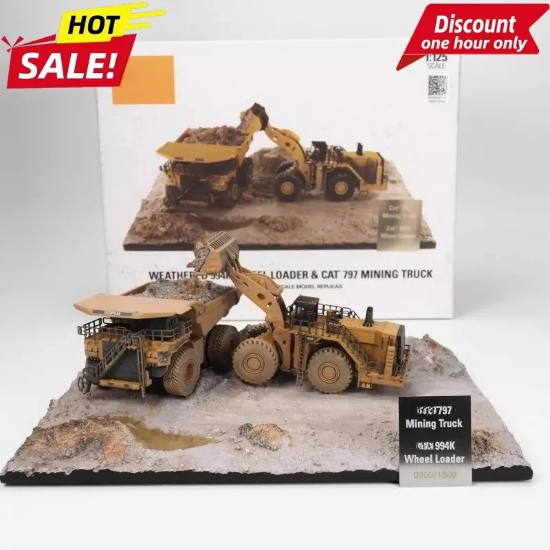 1:125 Mining Truck Loader Diecast Model for 994K 797 Mud Scene Set Construction Vehicle 85762
1:125 Mining Truck Loader Diecast Model for 994K 797 Mud Scene Set Construction Vehicle 85762
