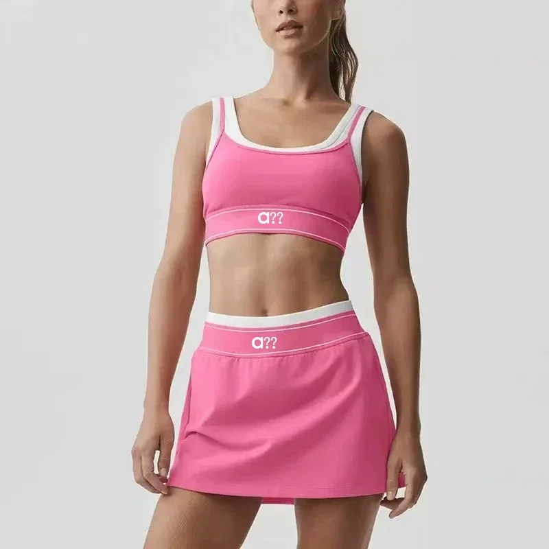 Women's 2 Piece Athletic Skirt Set Breathable Tank Top & Skort Shorts Yoga Fitness Outfit with Pockets
Women's 2 Piece Athletic Skirt Set Breathable Tank Top & Skort Shorts Yoga Fitness Outfit with Pockets