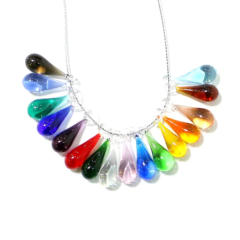 6PCS Colorful Lovely Mini Handmade Water Drop Charm Glass Pendant Fashion DIY Women Jewelry Necklace Earrings Making Accessories
6PCS Colorful Lovely Mini Handmade Water Drop Charm Glass Pendant Fashion DIY Women Jewelry Necklace Earrings Making Accessories