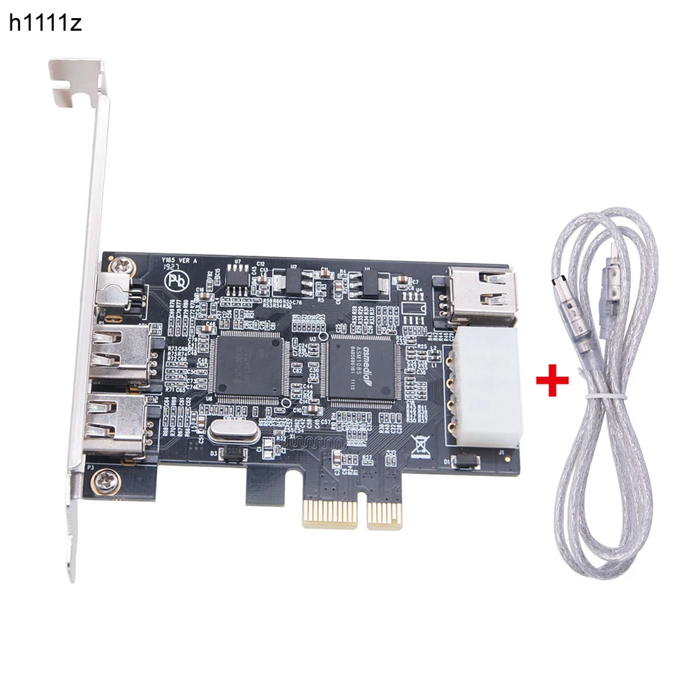 4 Ports 1394A Expansion Card PCI-E 1X to IEEE 1394 DV Video Adapter 1x 4Pin 3x 6Pin 1394 Controller Firewire Card for Desktop PC
4 Ports 1394A Expansion Card PCI-E 1X to IEEE 1394 DV Video Adapter 1x 4Pin 3x 6Pin 1394 Controller Firewire Card for Desktop PC