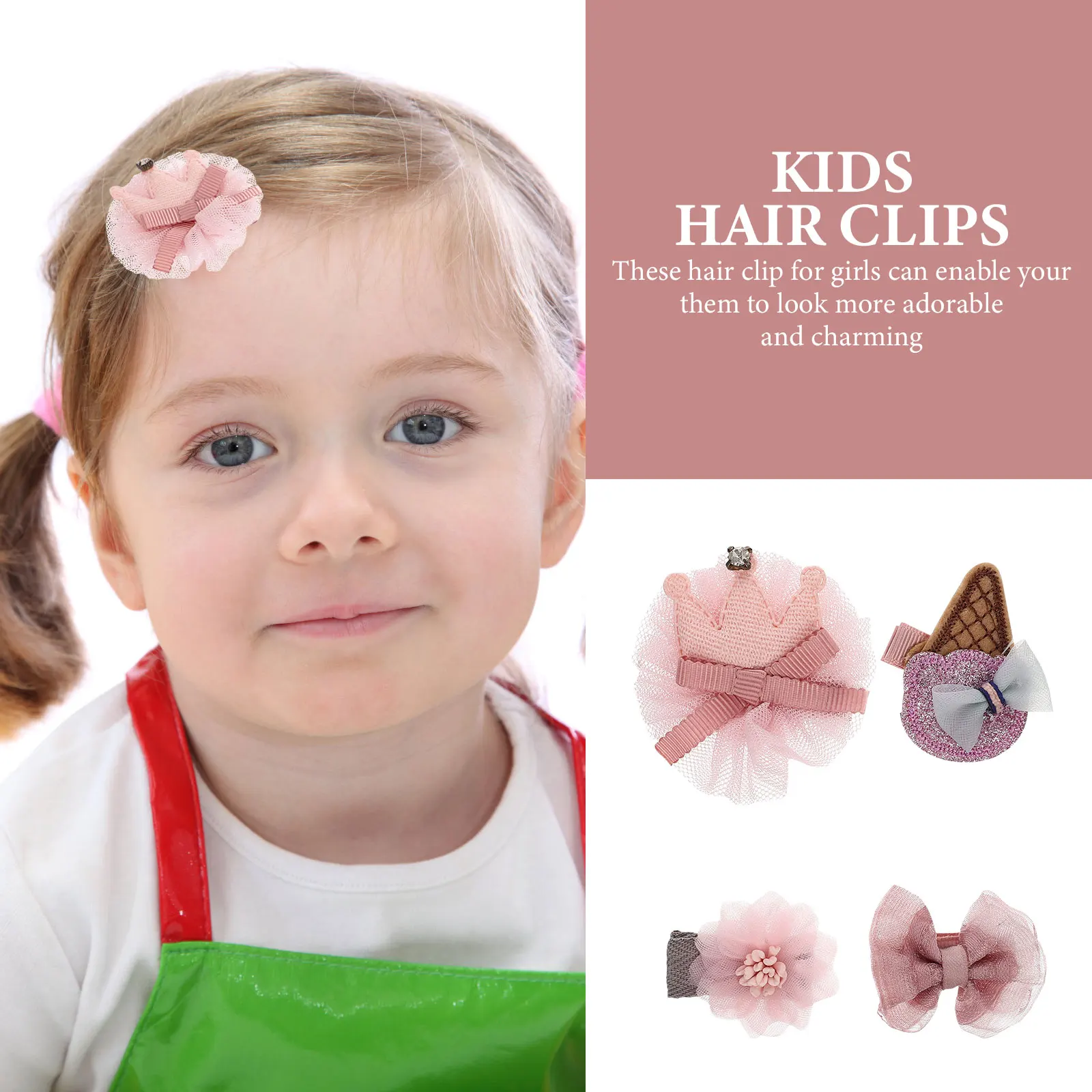 4pcs Baby Girl Barrettes Lightweight Comfortable Toddler Accessories Cute Colorful Kids Decorations Baby Barrettes Kids Clips
4pcs Baby Girl Barrettes Lightweight Comfortable Toddler Accessories Cute Colorful Kids Decorations Baby Barrettes Kids Clips