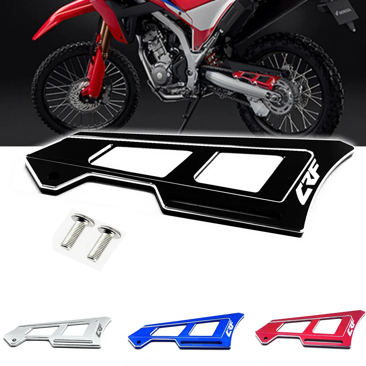CRF LOGO Motorcycle Accessories Chain Guard Cover For Honda CRF80F 110F 1100L CRF1100L Africa Twin /DCT/ADV
CRF LOGO Motorcycle Accessories Chain Guard Cover For Honda CRF80F 110F 1100L CRF1100L Africa Twin /DCT/ADV