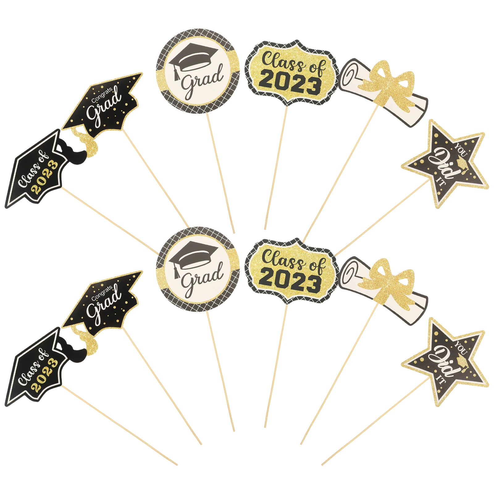 12pcs Graduation Party Photo Props Decorations Supplies Paper Table Centerpieces Sticks Photobooth Accessories
12pcs Graduation Party Photo Props Decorations Supplies Paper Table Centerpieces Sticks Photobooth Accessories
