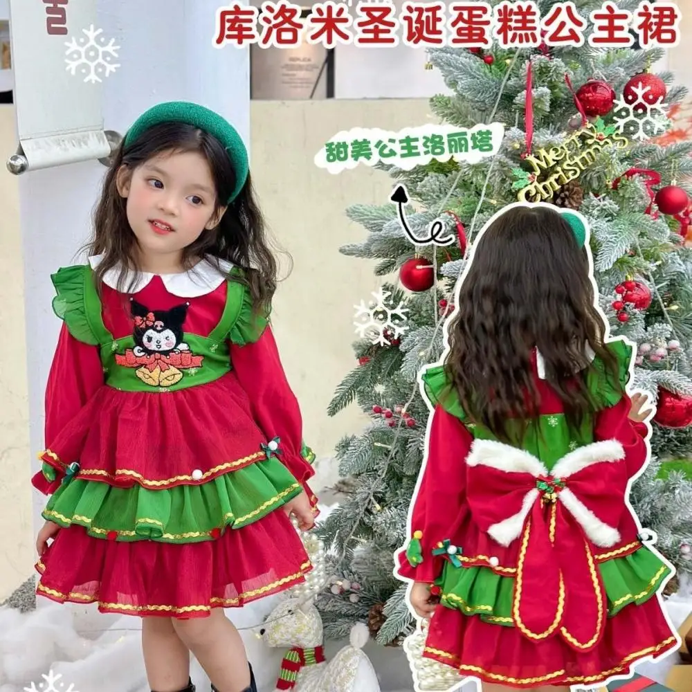 Платье принцессы Sanrio Kuromi для девочек в стиле "Лолита", повседневная Милая юбка с мультяшным аниме, детская одежда на осень и зиму, Рождественский подарок
Платье принцессы Sanrio Kuromi для девочек в стиле "Лолита", повседневная Милая юбка с мультяшным аниме, детская одежда на осень и зиму, Рождественский подарок
