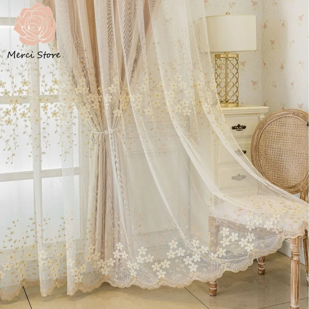 Modern Light Luxury Double Layer Beige Curtains for Living Room Bedroom Elegant Embroidery Blackout Sheer Voile Drapes Custom
Modern Light Luxury Double Layer Beige Curtains for Living Room Bedroom Elegant Embroidery Blackout Sheer Voile Drapes Custom