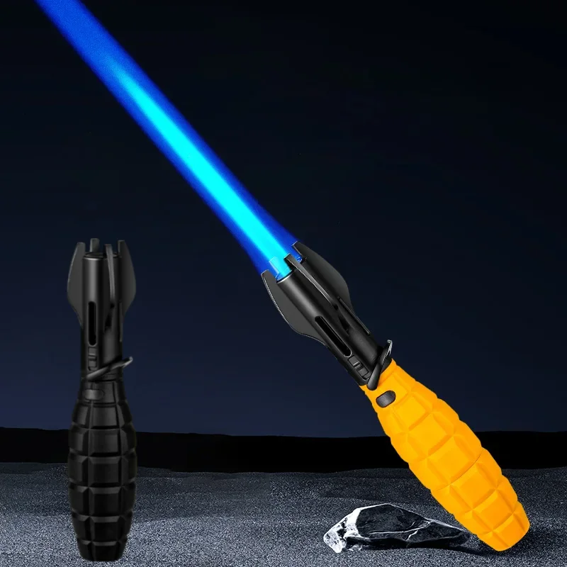 New Windproof High Firepower Inflatable Spitfire Gun Outdoor High Temperature Spray Flame Camping Barbecue Safety Lock Lighter
New Windproof High Firepower Inflatable Spitfire Gun Outdoor High Temperature Spray Flame Camping Barbecue Safety Lock Lighter