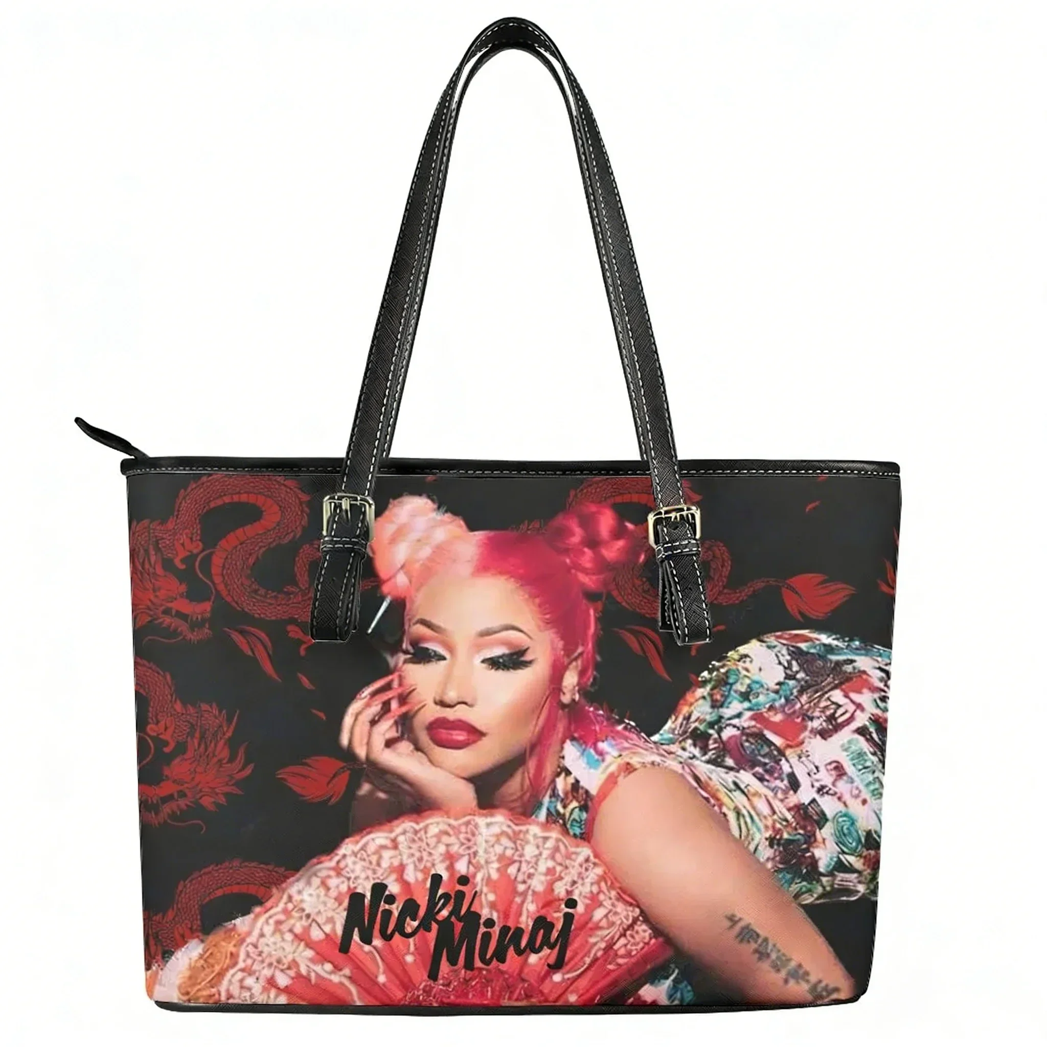 Hot Rapper Nicki Minaj Custom Handbag Womens Mens Personalized Tote Bag Shoulder Bag Business Leather Purse Travel Bag Gift
Hot Rapper Nicki Minaj Custom Handbag Womens Mens Personalized Tote Bag Shoulder Bag Business Leather Purse Travel Bag Gift