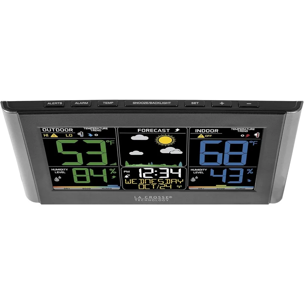 Hot Sale,Weather Station with Customizable Alerts, Humidity,Heat Index, Large Display, Adjustable Brightness, Wireless, Black
Hot Sale,Weather Station with Customizable Alerts, Humidity,Heat Index, Large Display, Adjustable Brightness, Wireless, Black