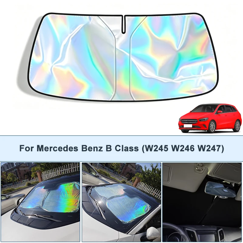 Foldable Front Windshield Sun Shade For Mercedes Benz B Class W245 W246 W247 UV Reflective Sun Protection Cover Car Parts
Foldable Front Windshield Sun Shade For Mercedes Benz B Class W245 W246 W247 UV Reflective Sun Protection Cover Car Parts