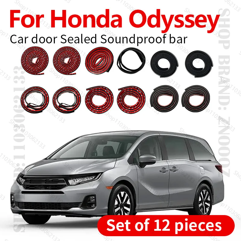 For 1994-2025 Honda Odyssey Car Door Seal Strip Rubber Double Layer Sealing Protector Soundproof Dustproof Seal Strip 12PCS Set
For 1994-2025 Honda Odyssey Car Door Seal Strip Rubber Double Layer Sealing Protector Soundproof Dustproof Seal Strip 12PCS Set