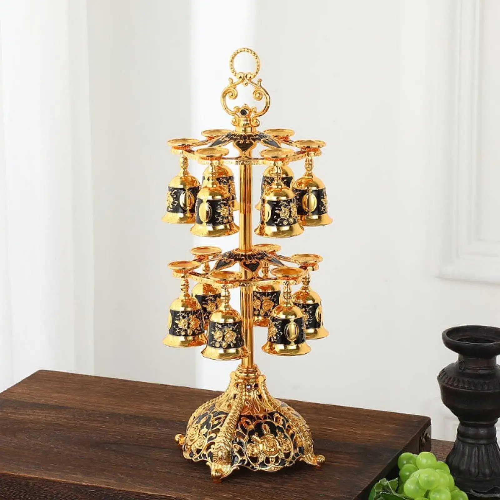 Goblet with Stand Holder Set Vintage Collectibles Wine Liqueur Cup Server for Home Wine Tasting Christmas Wedding Party
Goblet with Stand Holder Set Vintage Collectibles Wine Liqueur Cup Server for Home Wine Tasting Christmas Wedding Party