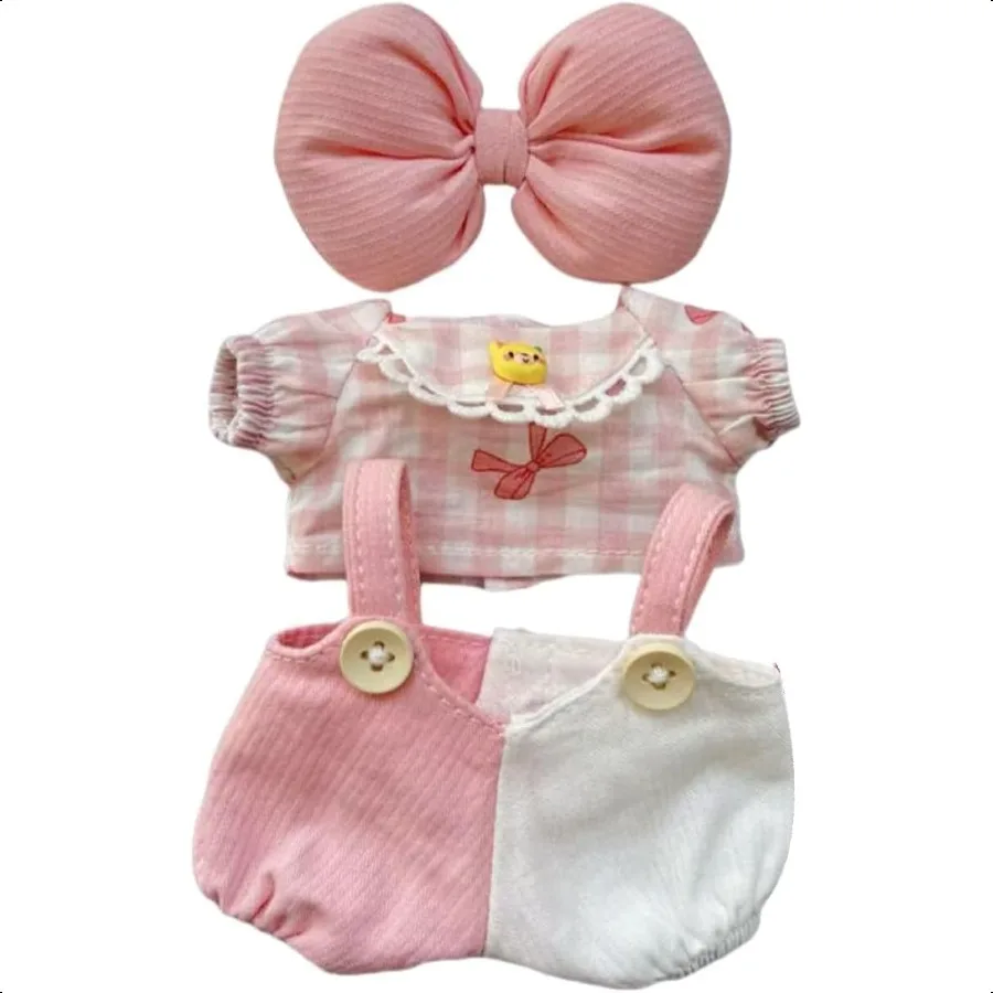 17cm Plush Doll Clothes Compatitable with Labub Cute Dolls Cloth Suitable for Labubs Accories Kawaii Dr Up Clothes for Labub Pl
17cm Plush Doll Clothes Compatitable with Labub Cute Dolls Cloth Suitable for Labubs Accories Kawaii Dr Up Clothes for Labub Pl