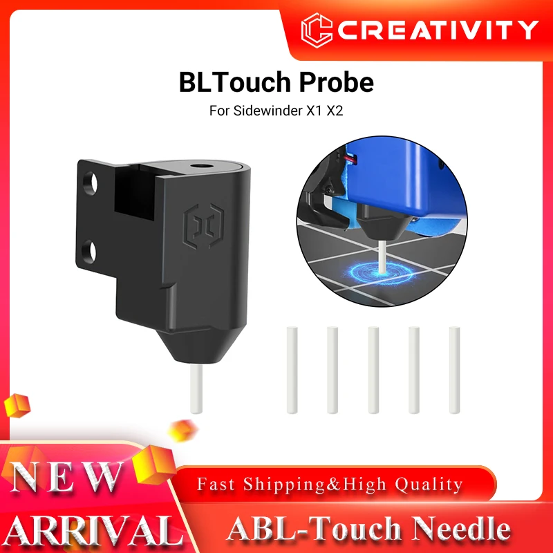 Self Leveling ABL-Touch Needle for 3D Printer Artillery Sidewinder X1,X2 /Genius, Pro Separate Replacement ABL Thimble Probe
Self Leveling ABL-Touch Needle for 3D Printer Artillery Sidewinder X1,X2 /Genius, Pro Separate Replacement ABL Thimble Probe