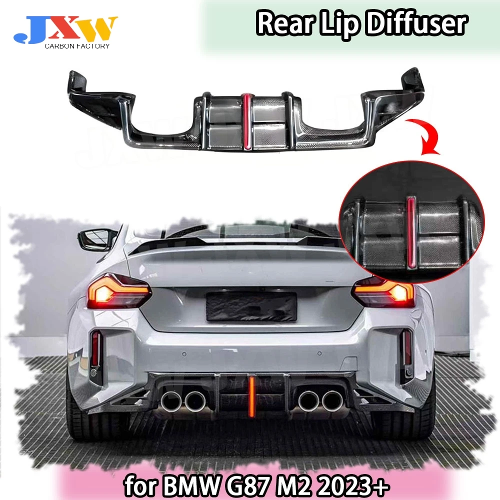 Real Carbon Fiber for BMW G87 M2 2023+ Car Rear Bumper Lip Diffuser With LED light FRP Rear Bumper Extension Bodykit Accessories
Real Carbon Fiber for BMW G87 M2 2023+ Car Rear Bumper Lip Diffuser With LED light FRP Rear Bumper Extension Bodykit Accessories