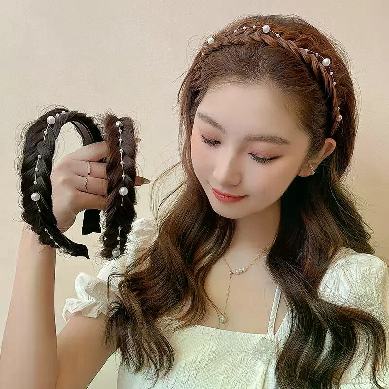 Stylish Anti Slip Fishbone Braid Wig Headband Women's Fashion Hairband Hair Accessories Suitable For Dress
Stylish Anti Slip Fishbone Braid Wig Headband Women's Fashion Hairband Hair Accessories Suitable For Dress