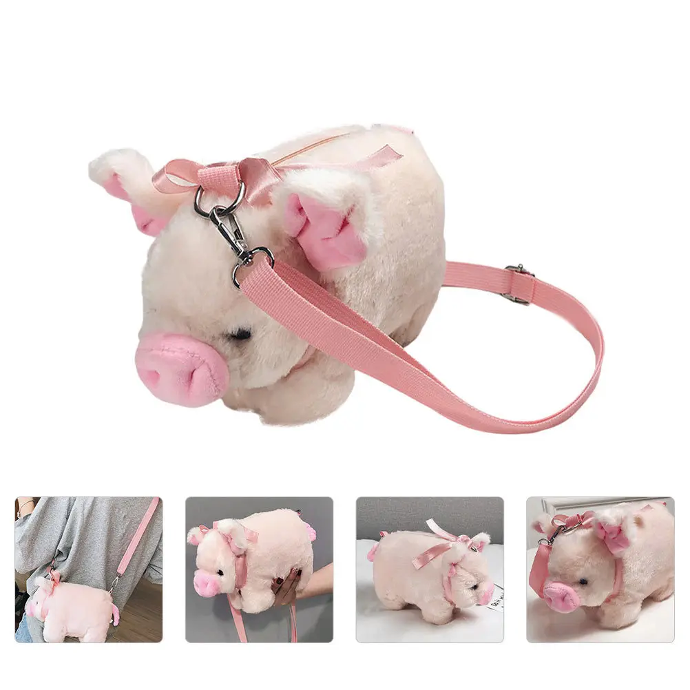 1pc Student Single-Shoulder Bag Cute Pig Design Large Capacity Lightweight Storage Pouch For Phone Keys Sunglasses Lip Balm
1pc Student Single-Shoulder Bag Cute Pig Design Large Capacity Lightweight Storage Pouch For Phone Keys Sunglasses Lip Balm