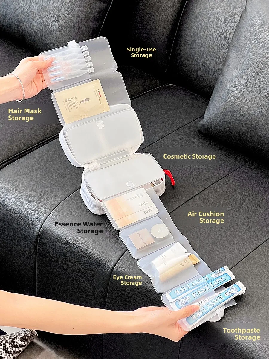 Waterproof Travel Cosmetic Bag Portable Skincare Sample ence Storage Pouch Lightweight Durable Organizer for Journey
Waterproof Travel Cosmetic Bag Portable Skincare Sample ence Storage Pouch Lightweight Durable Organizer for Journey