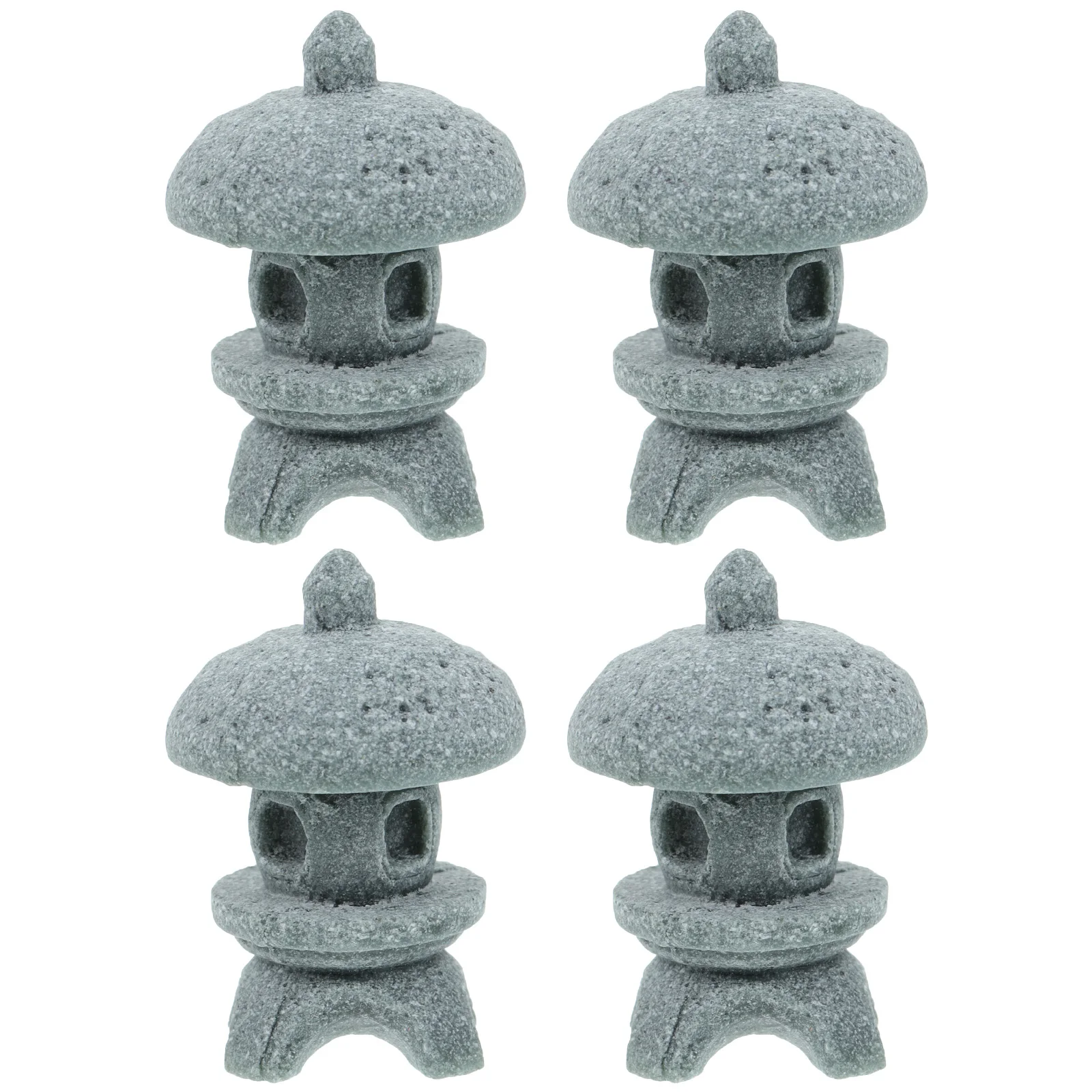 4pcs Mini Pavilion Statue Decor Landscape Bonsai Ornament Gardening Mini Garden Decor Stone Pavilion Model Scenery Solar Lights
4pcs Mini Pavilion Statue Decor Landscape Bonsai Ornament Gardening Mini Garden Decor Stone Pavilion Model Scenery Solar Lights