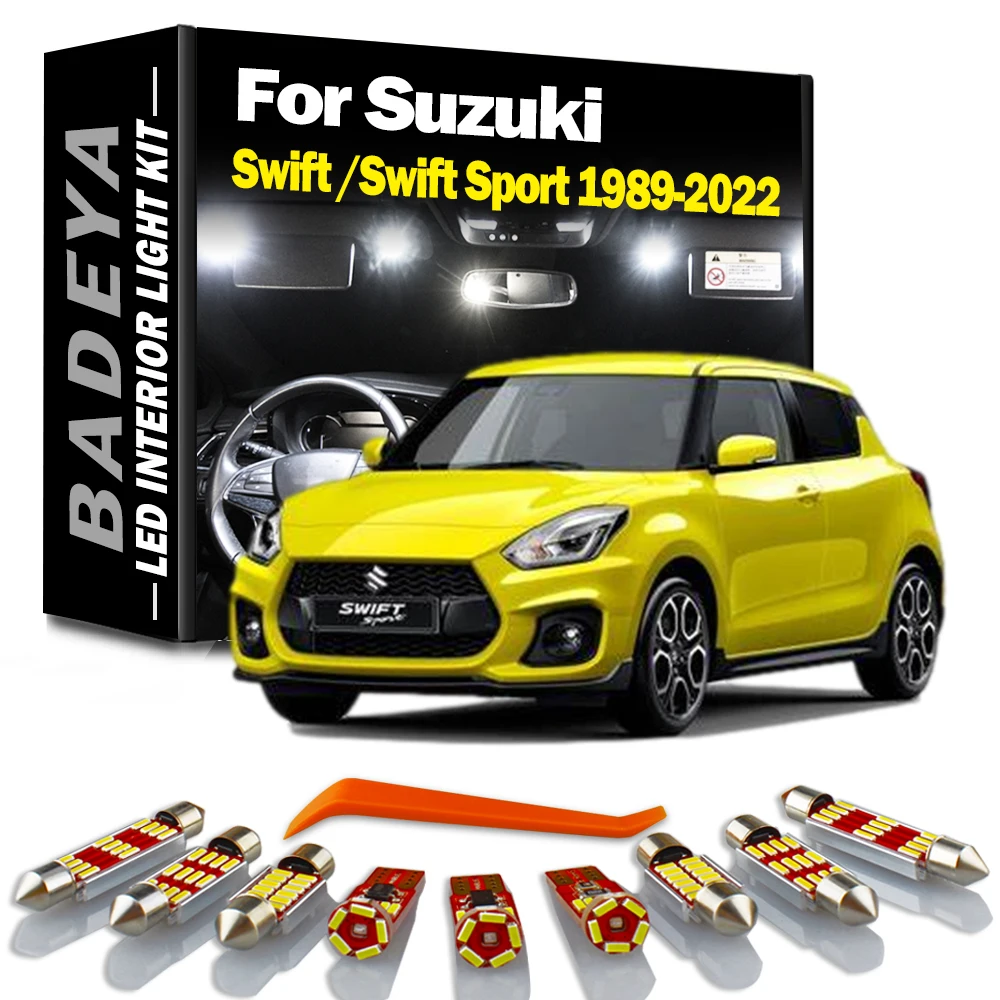 BADEYA Canbus For Suzuki Swift For Swift Sport 1989-2015 2016 2017 2018 2019 2020 2021 2022 Car LED Interior Map Dome Light Kit
BADEYA Canbus For Suzuki Swift For Swift Sport 1989-2015 2016 2017 2018 2019 2020 2021 2022 Car LED Interior Map Dome Light Kit
