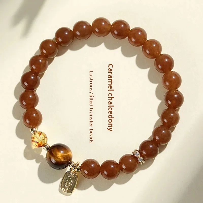 2026 New Chinese Style Caramel Chalcedony Yellow Tiger Eye Beaded Bracelet Good Luck White Agate Cat Hand String For Women Fine
2026 New Chinese Style Caramel Chalcedony Yellow Tiger Eye Beaded Bracelet Good Luck White Agate Cat Hand String For Women Fine