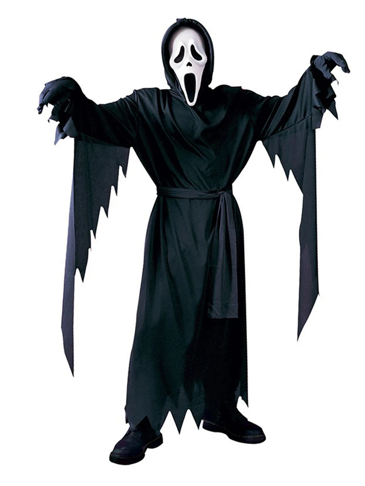 Halloween Family Horror Theme Scream Costumes Demon Fancy Dress Carnival Party Club Death Ghostface Costume Boys Teens
Halloween Family Horror Theme Scream Costumes Demon Fancy Dress Carnival Party Club Death Ghostface Costume Boys Teens