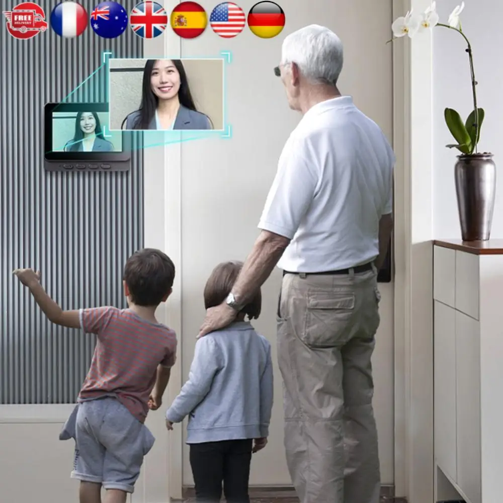 2.4G WiFi Wireless Visual Doorbell IR Night Vision Video Intercom Door Bell Video Intercom Door Camera for Home Office Apartment
2.4G WiFi Wireless Visual Doorbell IR Night Vision Video Intercom Door Bell Video Intercom Door Camera for Home Office Apartment