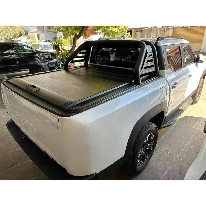 High Quality Manual Aluminum Retractable Pickup Roller Shutter Bed Cover
High Quality Manual Aluminum Retractable Pickup Roller Shutter Bed Cover