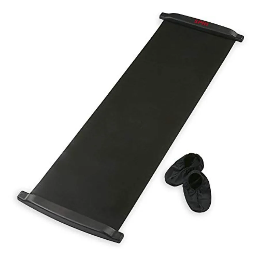 Slide Board 71" L x 20" W with End Stops Sliding Booties Mesh Carrying Bag and Exercise Guide for Low Impact Balance Training (
Slide Board 71" L x 20" W with End Stops Sliding Booties Mesh Carrying Bag and Exercise Guide for Low Impact Balance Training (