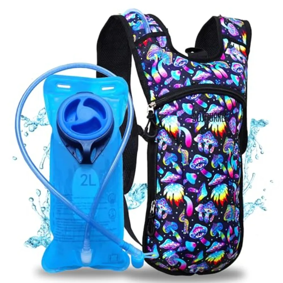 Sojourner Rave Hydration Pack - Hydration Backpack - Hydropack with 2L Bladder - Water Backpack for Festivals, Hiking, Running,
Sojourner Rave Hydration Pack - Hydration Backpack - Hydropack with 2L Bladder - Water Backpack for Festivals, Hiking, Running,