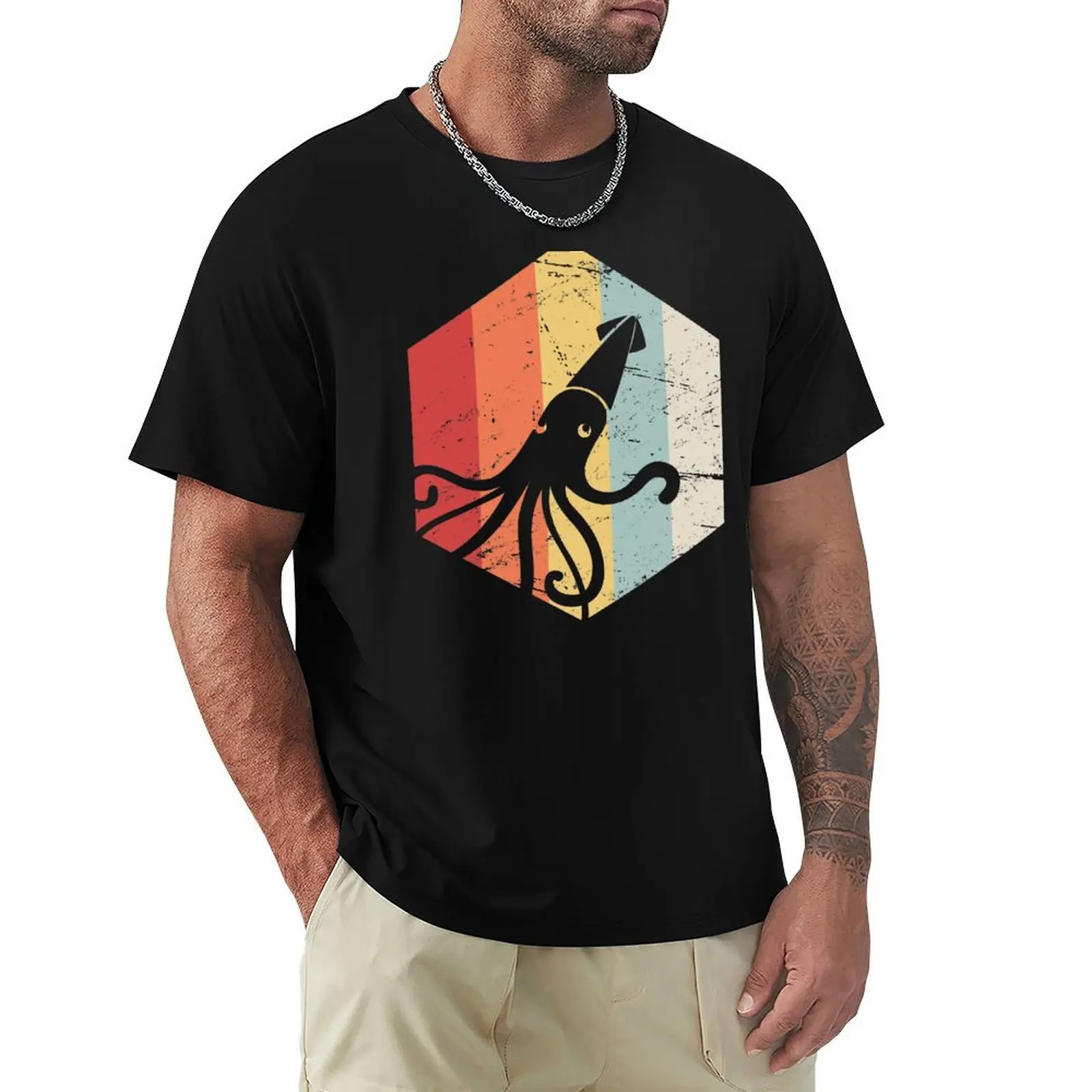 Retro Kraken Squid T-Shirt cute tops vintage t shirts plus sizes t shirt men 100℅ cotton
Retro Kraken Squid T-Shirt cute tops vintage t shirts plus sizes t shirt men 100℅ cotton
