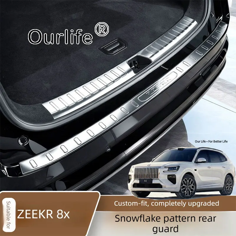 For ZEEKR 8X 2026 2027 Car Rear Trunk Inner Bumper Plate Guard Stainless steel Protector Accessories
For ZEEKR 8X 2026 2027 Car Rear Trunk Inner Bumper Plate Guard Stainless steel Protector Accessories