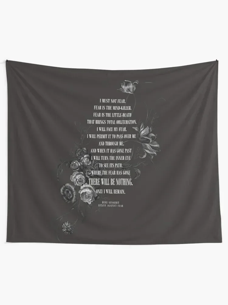 Litany Against Fear Tapestry Wall Hanging Decor Bedroom Organization And Decoration Tapestry
Litany Against Fear Tapestry Wall Hanging Decor Bedroom Organization And Decoration Tapestry
