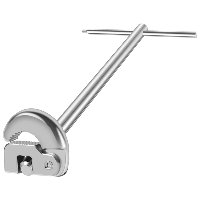 Basin Wrench 3/8 To 1-1/4Inch Jaw Capacity Tap Nut Spanner Basin Spanner Sink Faucet Wrench for Tight Spaces
Basin Wrench 3/8 To 1-1/4Inch Jaw Capacity Tap Nut Spanner Basin Spanner Sink Faucet Wrench for Tight Spaces