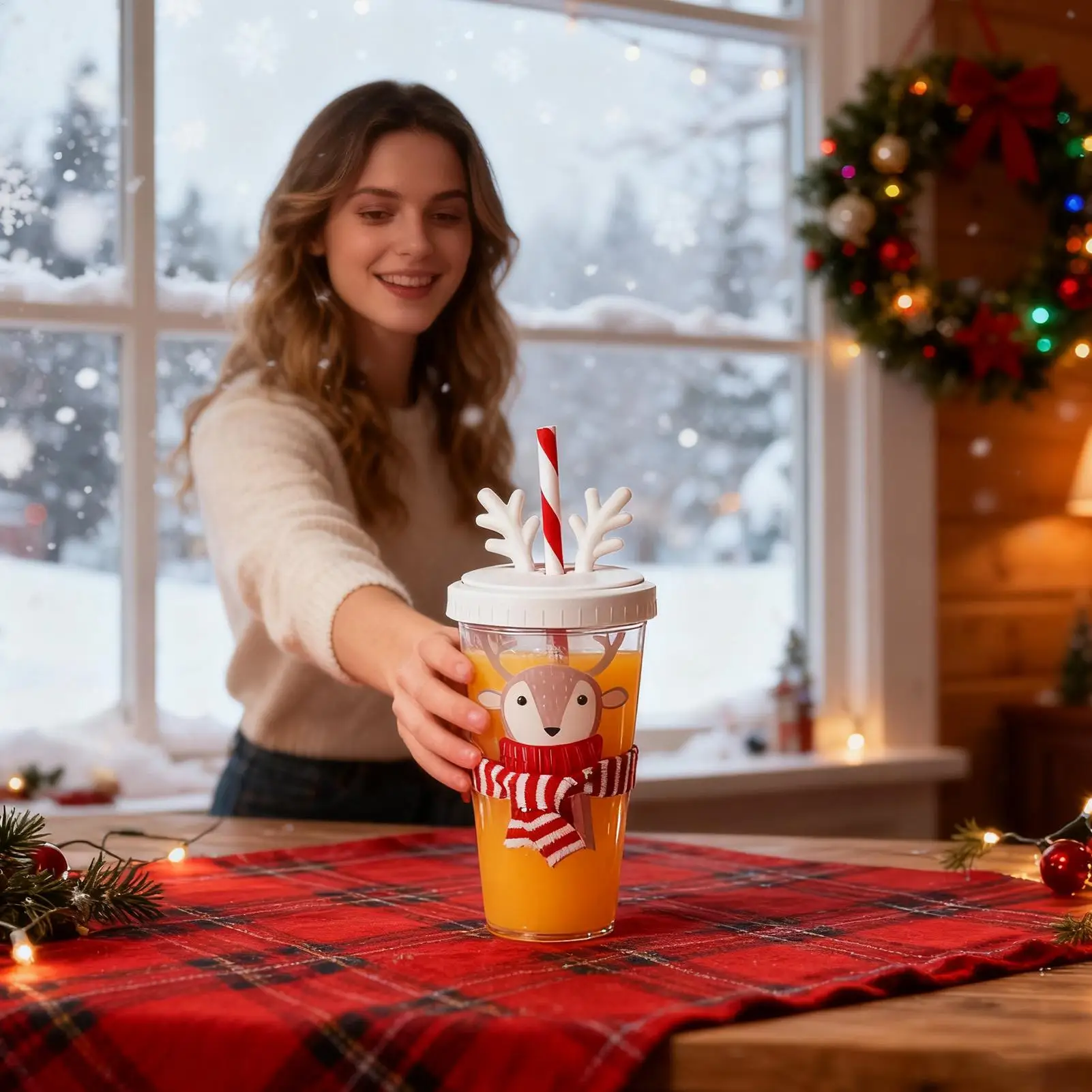 Christmas Coffee Mug 420ml Reindeer Travel Mug Double Wall Travel Coffee Mug For Women Men Kids Adults Children Family Friends
Christmas Coffee Mug 420ml Reindeer Travel Mug Double Wall Travel Coffee Mug For Women Men Kids Adults Children Family Friends