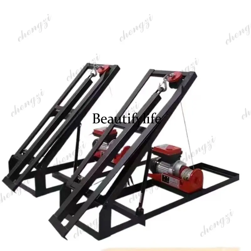 81 color steel tile raised resin tile feeding machine 220v folding tile hanging machine wireless remote control elevator
81 color steel tile raised resin tile feeding machine 220v folding tile hanging machine wireless remote control elevator