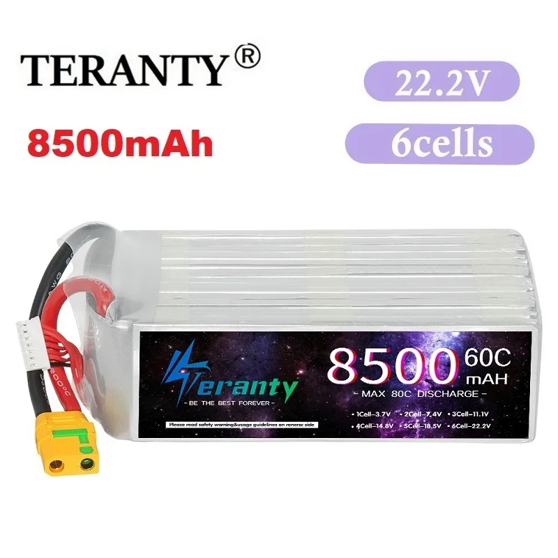TERANTY 8500 мАч 6S 60C 22,2 В XT90s XT60 EC8 Plug LiPo Батарея RC Грузовик Самолет Вертолет Автомобиль Соревнования RC Лодка Хобби
TERANTY 8500 мАч 6S 60C 22,2 В XT90s XT60 EC8 Plug LiPo Батарея RC Грузовик Самолет Вертолет Автомобиль Соревнования RC Лодка Хобби