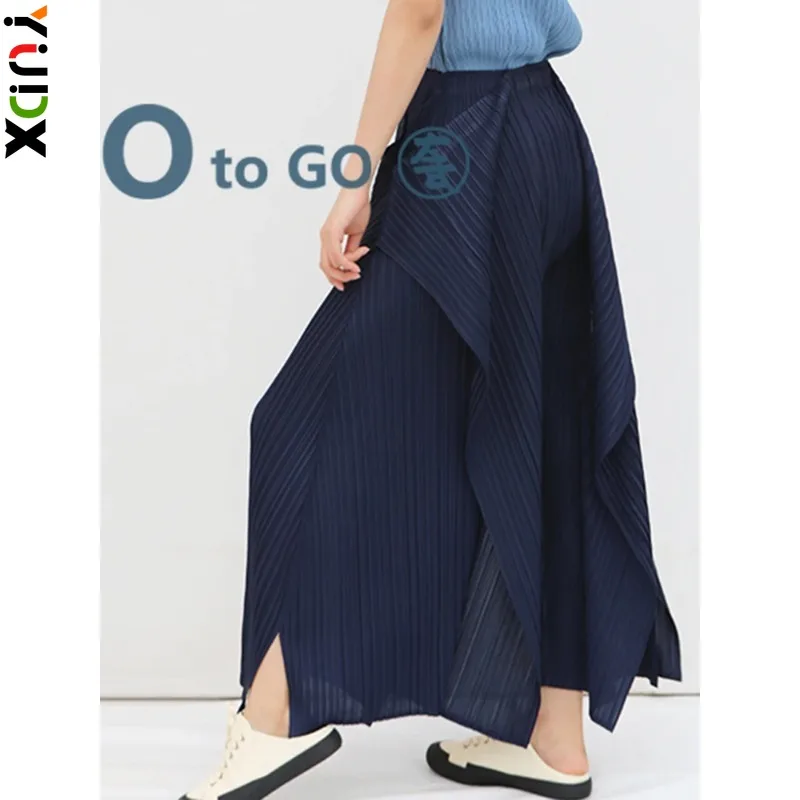 YUDX Miyake Pleated Wide Leg Pants Elastic Waist Chic Style Patchwork Loose Versatile Solid Color Casual New 2023 Fashion Lady
YUDX Miyake Pleated Wide Leg Pants Elastic Waist Chic Style Patchwork Loose Versatile Solid Color Casual New 2023 Fashion Lady