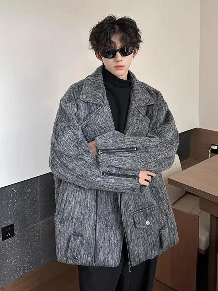 Tie Dye Woolen Coat Men's Winter Thi Casual Woolen Jaet Autumn Winter Sle American Retro Korean System Haome Ja
Tie Dye Woolen Coat Men's Winter Thi Casual Woolen Jaet Autumn Winter Sle American Retro Korean System Haome Ja