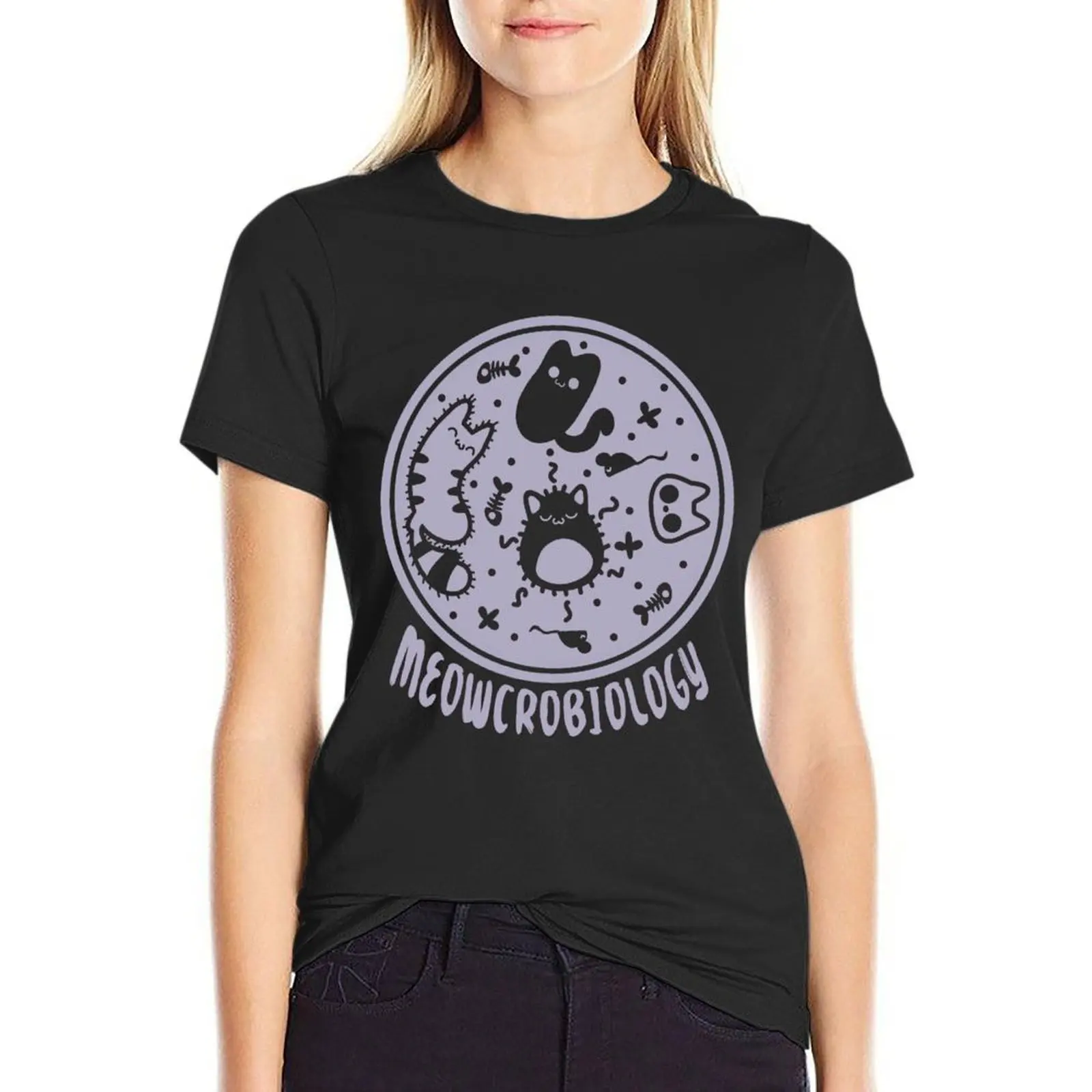 MEOWCROBIOLOGY - Microbiology cats T-Shirt blanks oversized vintage t shirt dress Women
MEOWCROBIOLOGY - Microbiology cats T-Shirt blanks oversized vintage t shirt dress Women