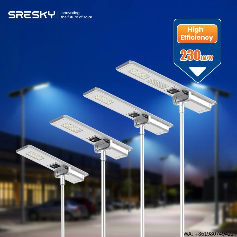 SRESKY Manufacture Wholesale Solar Street Light Led 60w 80w 100w 120w 150w Lamp Jalan Tenaga Surya Led Outdoor Solar Street Lamp
SRESKY Manufacture Wholesale Solar Street Light Led 60w 80w 100w 120w 150w Lamp Jalan Tenaga Surya Led Outdoor Solar Street Lamp