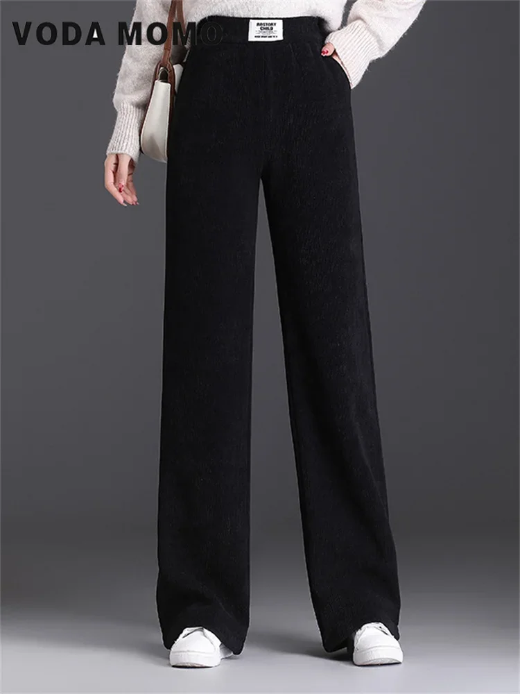 Casual Trousers Fleece Slim Soft Warm Korean Plus Velvet Women Plush Pants Autumn Winter New Wide Leg High Waist Straight Pants
Casual Trousers Fleece Slim Soft Warm Korean Plus Velvet Women Plush Pants Autumn Winter New Wide Leg High Waist Straight Pants