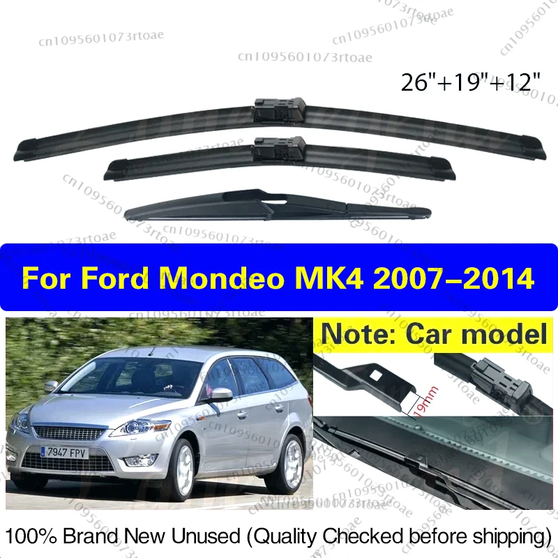 For Ford Mondeo MK4 2007 2008 2009 2010 2011 2012 2013 2014 Front Rear Wiper Blades Windshield Windscreen Window Car Accessories
For Ford Mondeo MK4 2007 2008 2009 2010 2011 2012 2013 2014 Front Rear Wiper Blades Windshield Windscreen Window Car Accessories