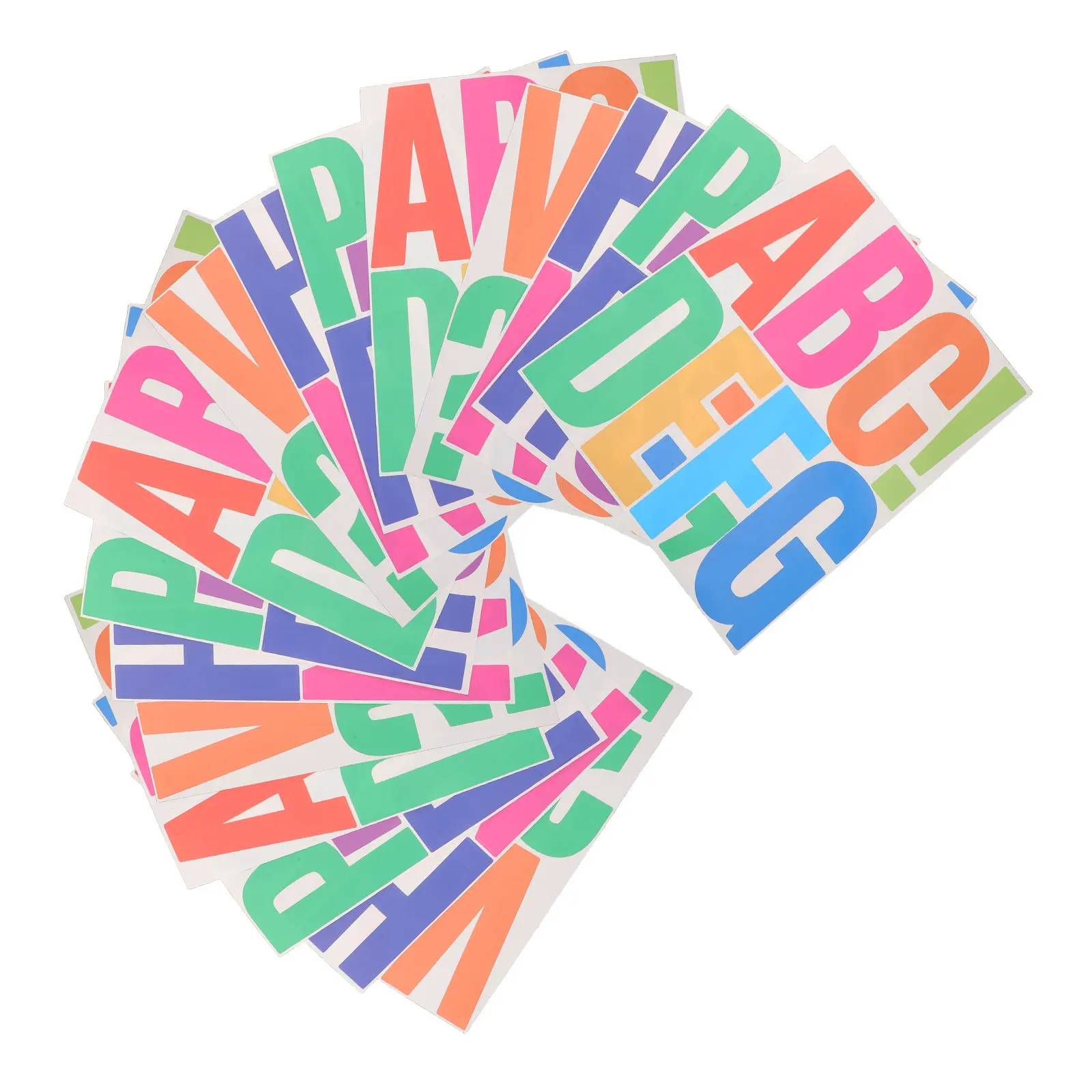 16 Sheets Colorful Waterproof Alphabet Stickers Peel and Stick Letters for Bulletin Boards Mailbox School Office Home Decor DIY
16 Sheets Colorful Waterproof Alphabet Stickers Peel and Stick Letters for Bulletin Boards Mailbox School Office Home Decor DIY