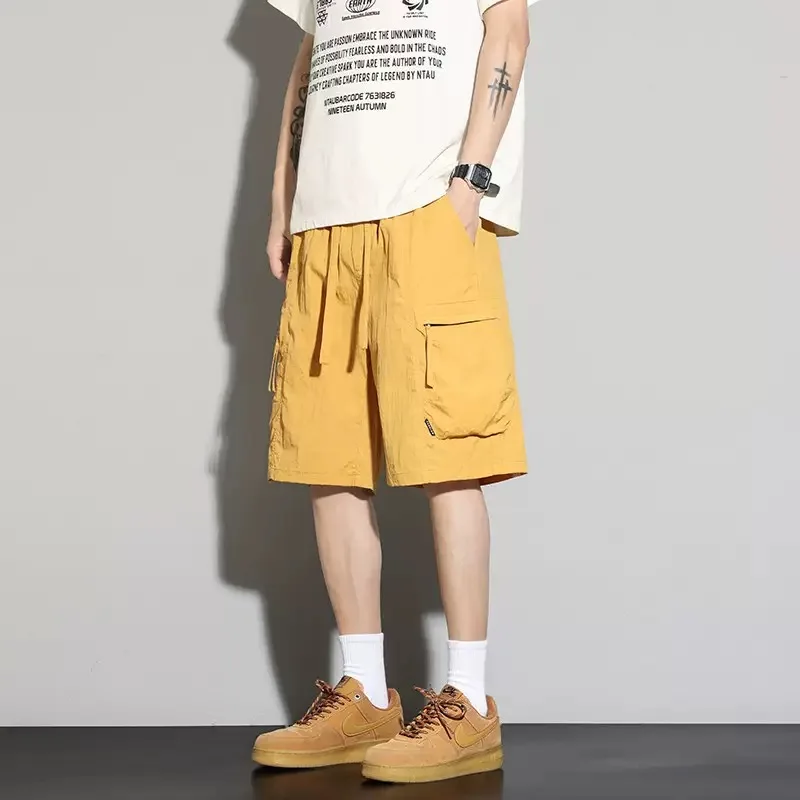 Summer New Fashion Solid Color Outdoor Sports Thin Breathable Cargo Shorts Men's Casual Loose High Quality Plus Size Shorts
Summer New Fashion Solid Color Outdoor Sports Thin Breathable Cargo Shorts Men's Casual Loose High Quality Plus Size Shorts