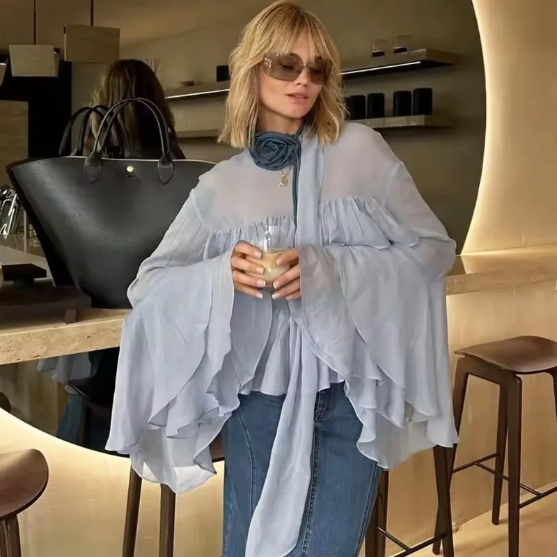 Talenza Spring Women Blouse Fashion Ruffle Patchwork Casual Ribbon Shirt 2025 Vintage Elegant Female Loose Solid Shirt Outfits
Talenza Spring Women Blouse Fashion Ruffle Patchwork Casual Ribbon Shirt 2025 Vintage Elegant Female Loose Solid Shirt Outfits