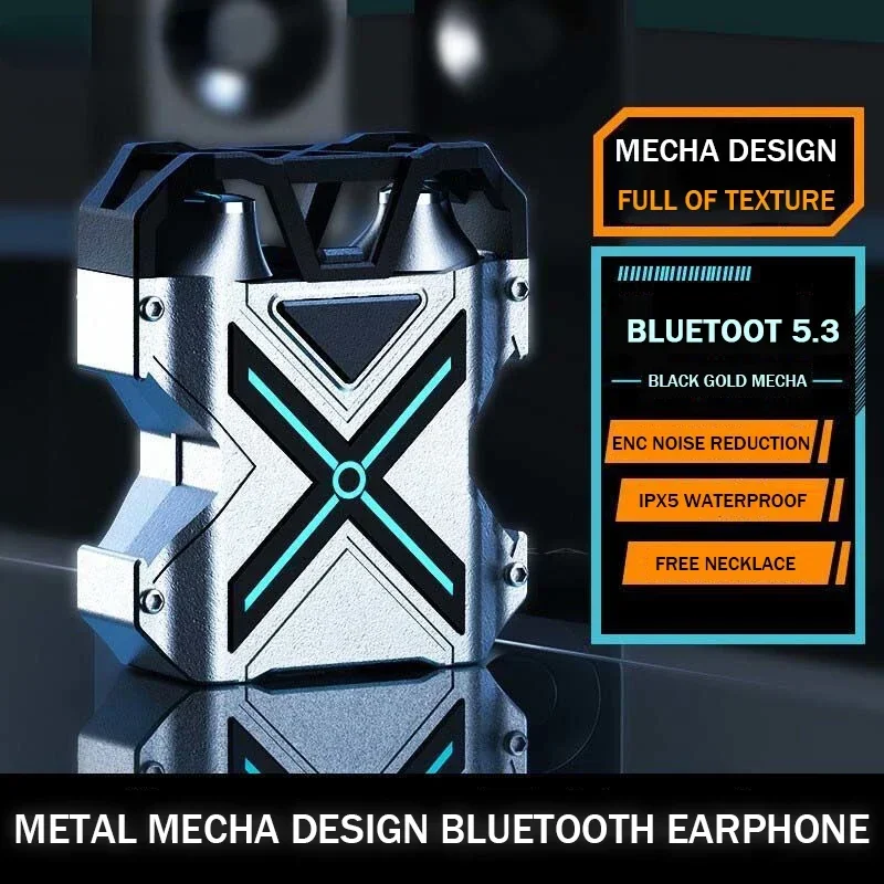 K89 Noise Canceling Mechanical ENC Headsets Sports Waterproof Headphones Gaming Earphones Wireless Bluetooth-compatible In-ear
K89 Noise Canceling Mechanical ENC Headsets Sports Waterproof Headphones Gaming Earphones Wireless Bluetooth-compatible In-ear
