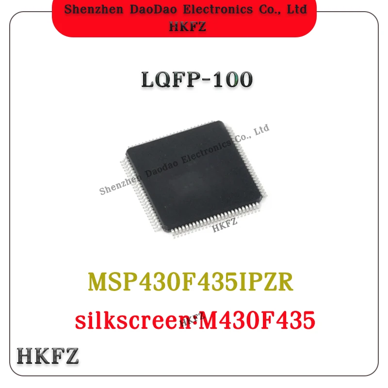MSP430F435IPZR M430F435 LQFP-100 16-bit microcontroller chip IC new original
MSP430F435IPZR M430F435 LQFP-100 16-bit microcontroller chip IC new original